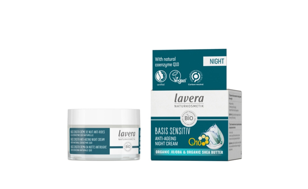 LAVERA | Q10 Κρέμα Νυκτός Basis (με αντιγηραντική δράση) 50ml