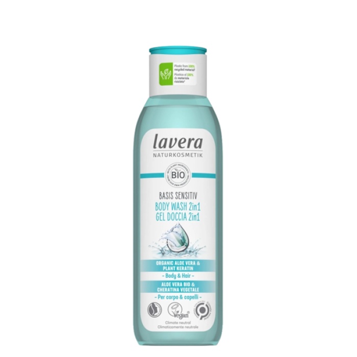 LAVERA | Basis Sensitiv Σαμπουάν & Αφρόλουτρο 2σε1 200ml