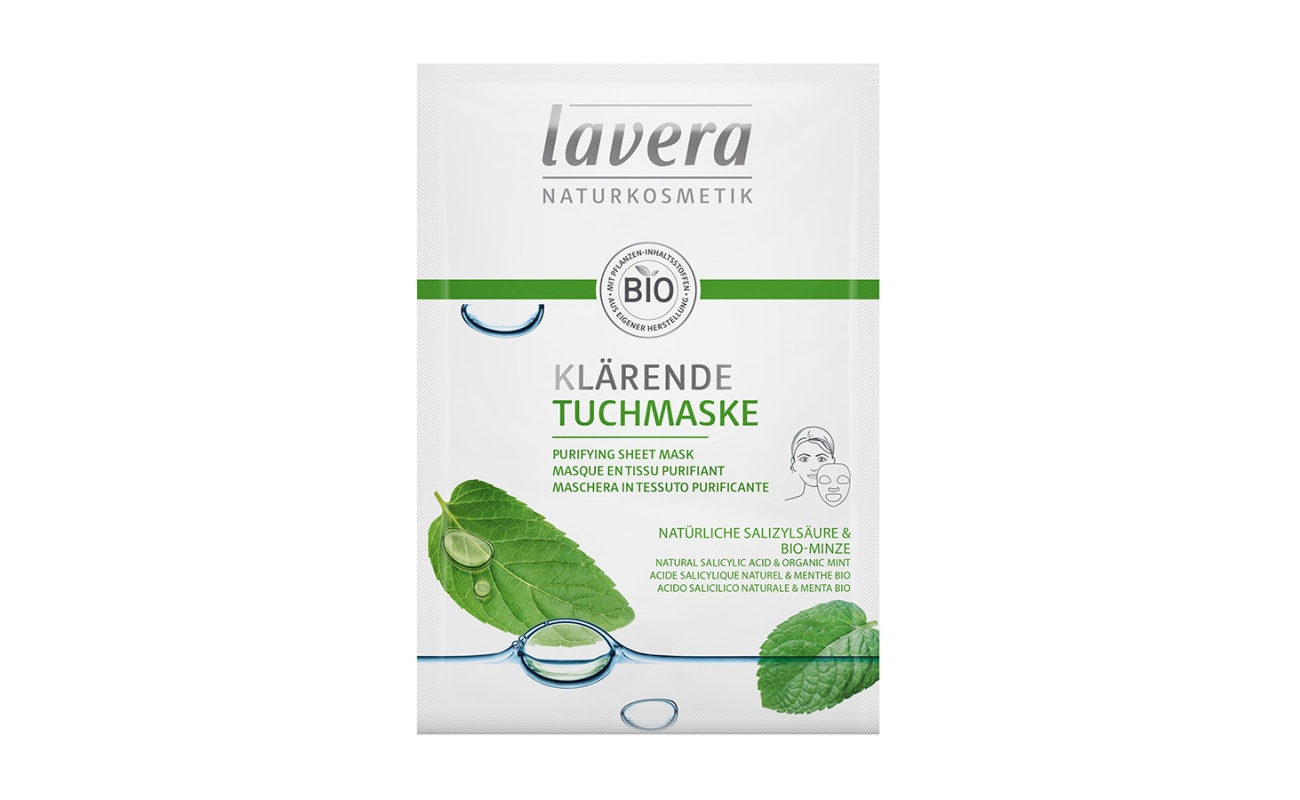 LAVERA | Μάσκα ενυδάτωσης Προσώπου - Purifying Sheet Mask