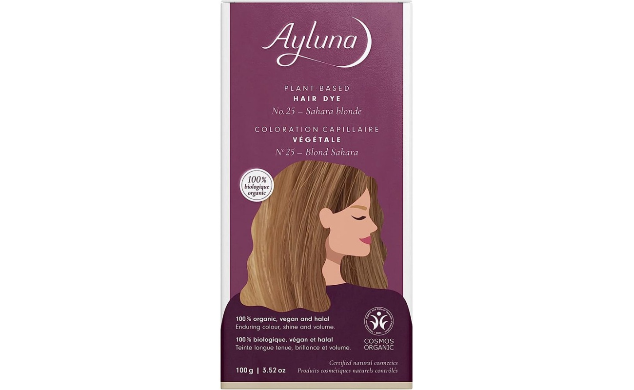 AYLUNA | 100% Βιολογική Βαφή Μαλλιών Sahara blonde Nr.25 100g