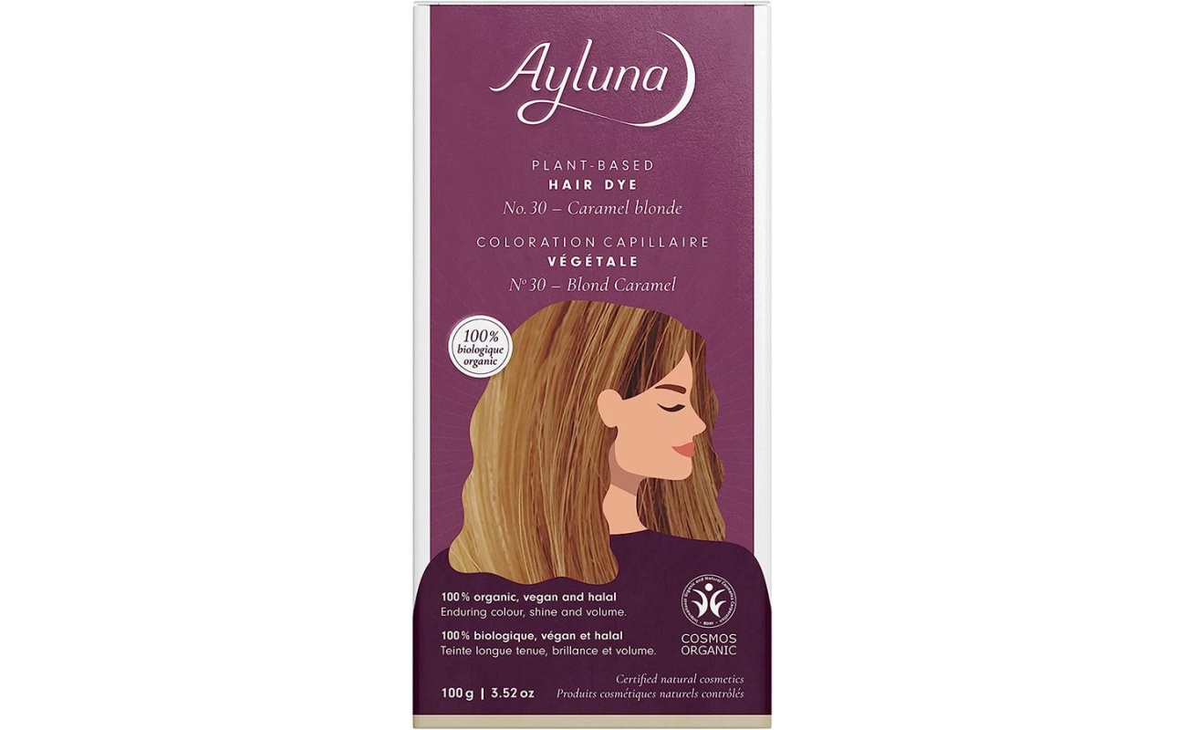 AYLUNA | 100% Βιολογική Βαφή Μαλλιών Caramel blonde Nr.30 100g