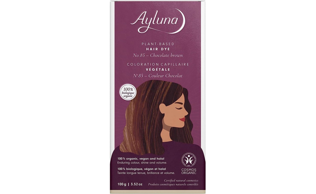 AYLUNA | 100% Βιολογική Βαφή Μαλλιών Coffee brown Nr.80 100g