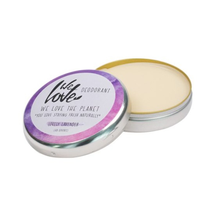 WE LOVE THE PLANET | Βιολογικό Αποσμητικό tin LOVELY LAVENDER - (Λεβάντα) 48g