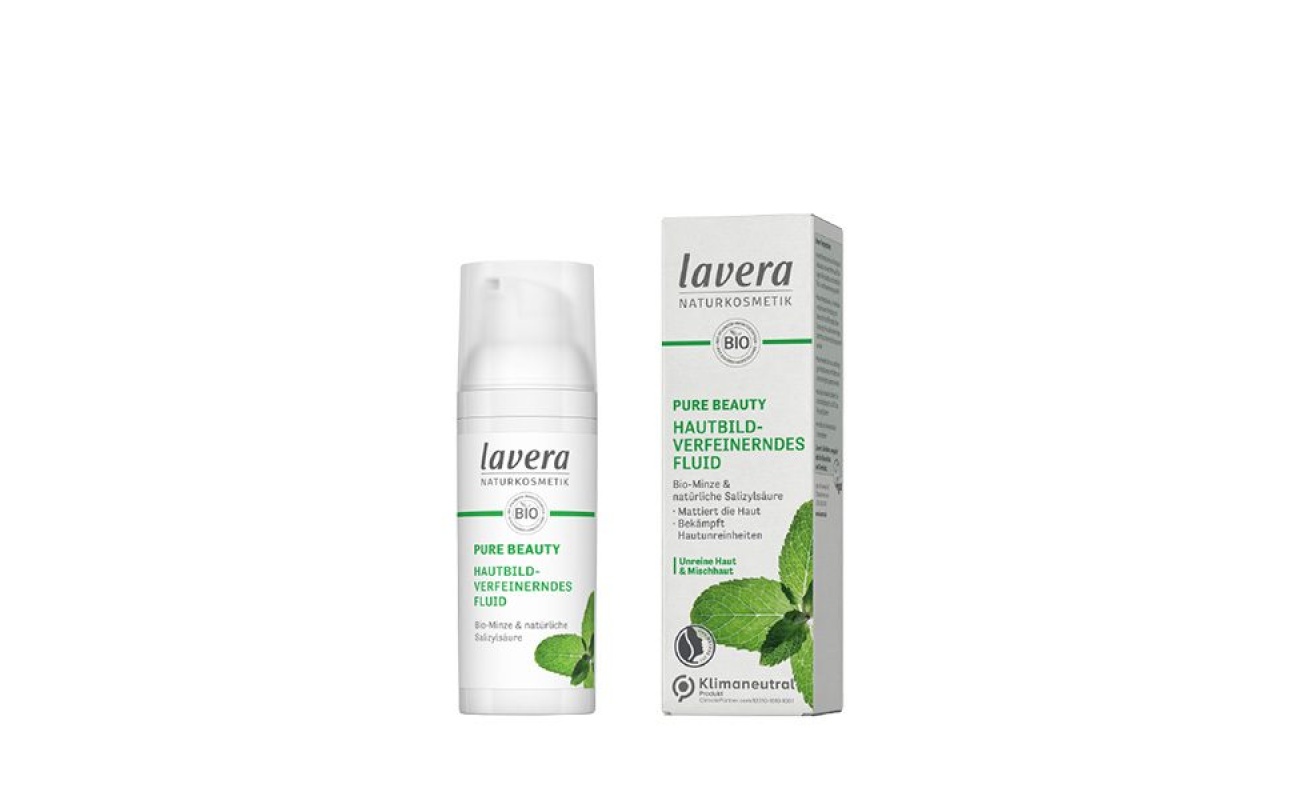 LAVERA | Pure Beauty - Pore Refining moisturizing fluid - Ενυδατική κρέμα προσώπου για σύσφιξη πόρων (50ml)