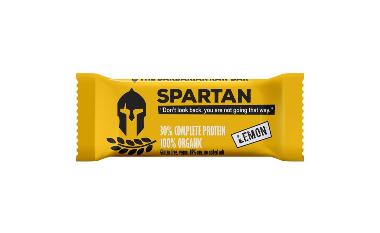 NOMADI  | The Barbarian Raw Bar – Spartan Λεμόνι - 30% Πρωτεΐνη - 50g