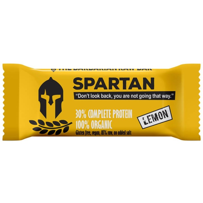 NOMADI  | The Barbarian Raw Bar – Spartan Λεμόνι - 30% Πρωτεΐνη - 50g