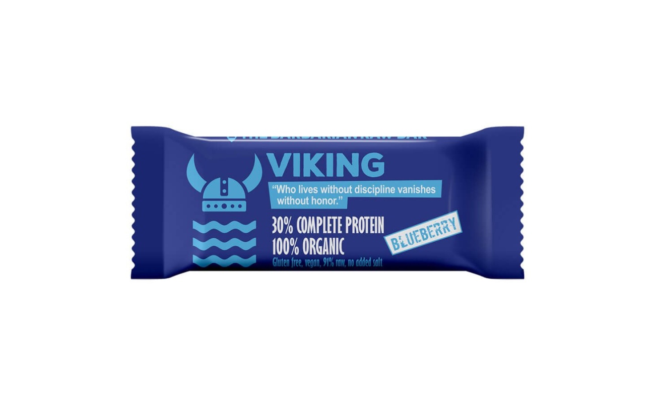 NOMADI  | The Barbarian Raw Bar – VIKING Μύρτιλο - 30% Πρωτεΐνη - 50g