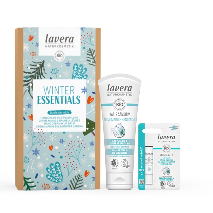 Σετ Δώρου Winter Essentials Basis Sensitiv Lavera (75ml + 4,5g)